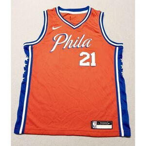 Nike Swingman Philadelphia 76ers Joel Embiid‎ Jersey Youth Large 14/16